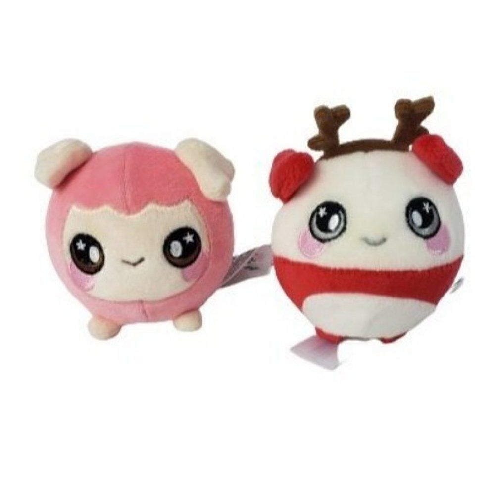 Squeezamals Tess Panda & Shiela the Sheep Super Squishy Foam Stuffed Animal